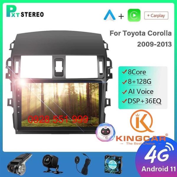 Màn hình Pxton Android 11 2Din Car Radio