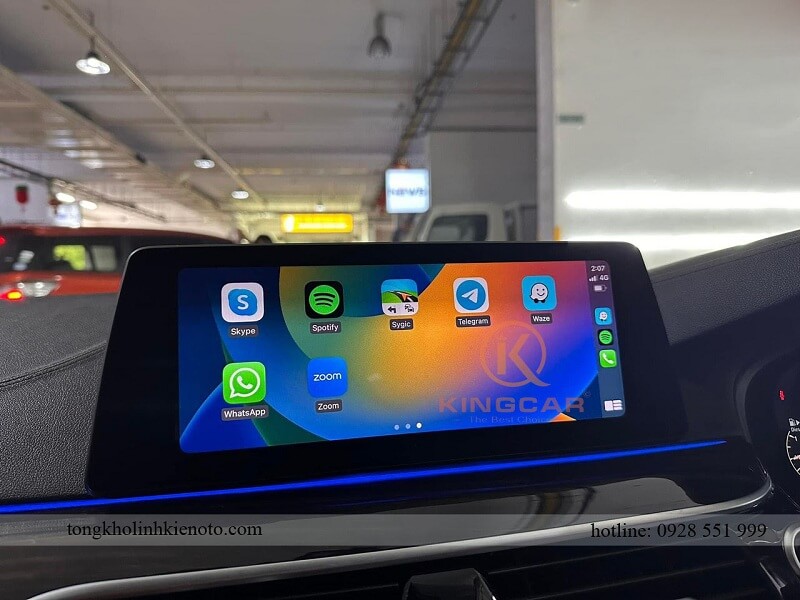 Màn hình Apple Carplay trên G30