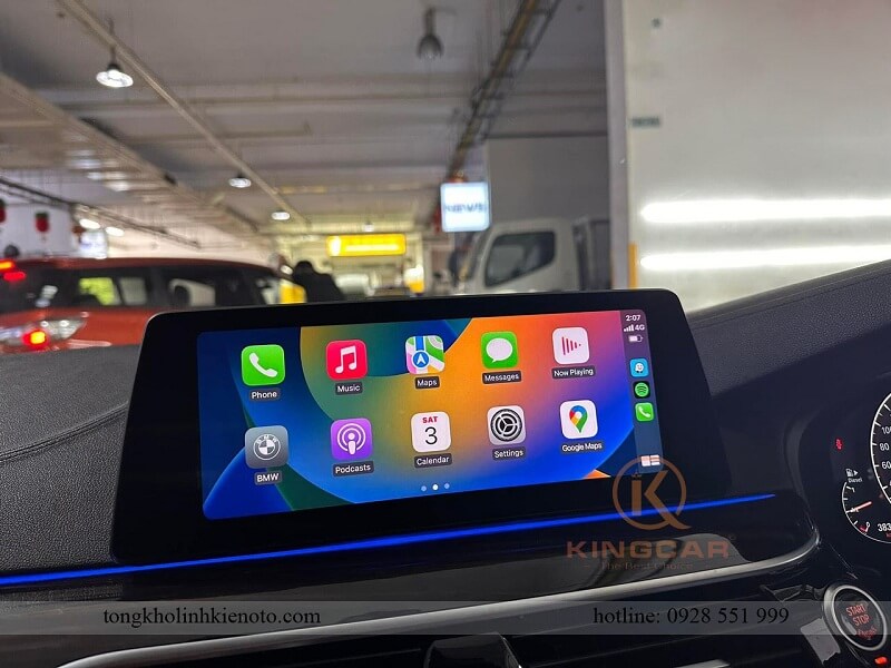 Màn hình Apple Carplay trên G30