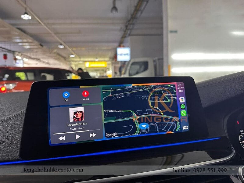 Màn hình Apple Carplay trên G30